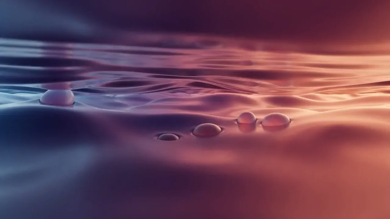 Made with the Motion graphics preset: a liquid gradient for the top of a page.